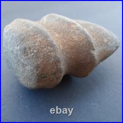 Rare Stone Axe Native American Indian Southern Barbed Full Groove Raised Ridge