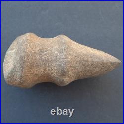 Rare Stone Axe Native American Indian Southern Barbed Full Groove Raised Ridge