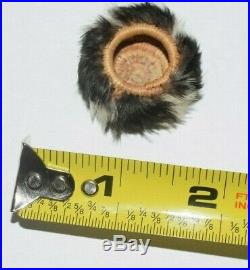 Rare Tiny California Pomo Indian Feather Basket Native American Miniature 3