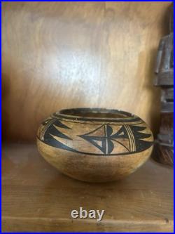Rare Traditional Hopi Polychrome Old Seed Jar Exquisite Complex & Old As Is