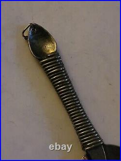 Rare Turtle Pewter Spoon, Iroquois Turtle rattle- Ritchie Collect