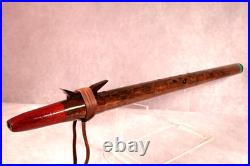 Rare Unique Exotic Blackheart Wood Native American Flute- Bass Bb 25, 1 Bore