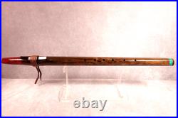 Rare Unique Exotic Blackheart Wood Native American Flute- Bass Bb 25, 1 Bore