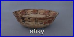 Rare Very Early Hopi Pueblo Chili Bowl Pot Polychrome 8 1/4 x 2 1/2