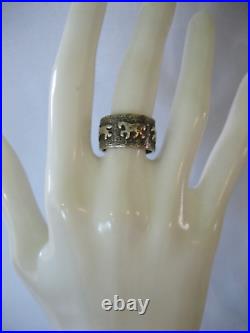 Rare Vintage Ben Knighthorse Sterling Silver Horse Ring Size 6