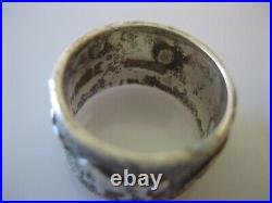 Rare Vintage Ben Knighthorse Sterling Silver Horse Ring Size 6