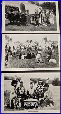 Rare Vintage Native American Indian history, old postcard lot Collection MS2