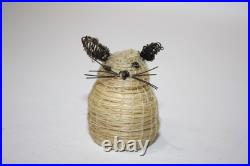 Rare Vintage Native American Tohono O'odham Horse Hair Miniature Mouse