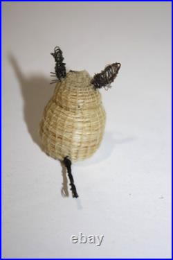 Rare Vintage Native American Tohono O'odham Horse Hair Miniature Mouse