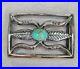 Rare-Vintage-Navajo-Houston-Rodeo-Sterling-Silver-Belt-Buckle-With-Turquoise-01-nl