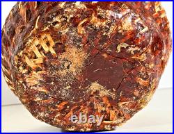 Rare Vintage Navajo Native American Pitched Basketry Water Container c Mid 1900s