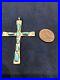Rare-Vintage-P-Iule-Zuni-Stamped-Sterling-Silver-Turquoise-Cross-Pendant-1-01-rx