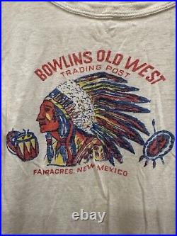 Rare Vintage Rickys Tag Native American Single Stitch Bowlins Old West eBay 1/1