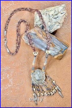 Rare Vintage Turtle Shell Medicine Bag Pouch w Sterling Silver Native American