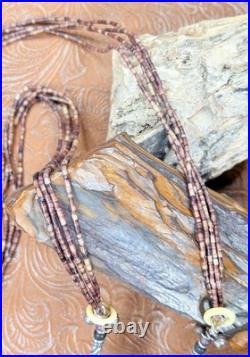 Rare Vintage Turtle Shell Medicine Bag Pouch w Sterling Silver Native American