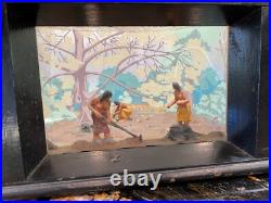 Rare Vintage WPA Diorama Native American Iroquois Corn Great Depression
