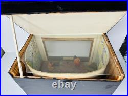 Rare Vintage WPA Diorama Native American Planting Corn Great Depression