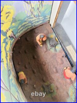 Rare Vintage WPA Diorama Native American Planting Corn Great Depression