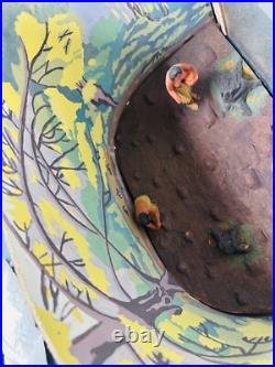 Rare Vintage WPA Diorama Native American Planting Corn Great Depression