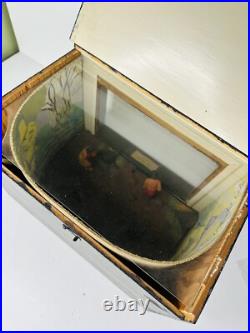 Rare Vintage WPA Diorama Native American Planting Corn Great Depression