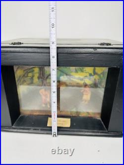 Rare Vintage WPA Diorama Native American Planting Corn Great Depression