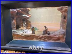 Rare Vintage WPA Diorama Native American Pottery Great Depression New Deal