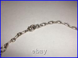 Rare Vintage Weaver Selina Hopi sterling silver coral necklace