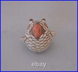 Rare Vintage Zuni Owl Pot 3 3/4 Tall x 3 1/2 Across