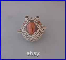 Rare Vintage Zuni Owl Pot 3 3/4 Tall x 3 1/2 Across