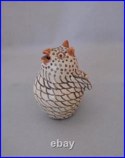 Rare Vintage Zuni Owl Pottery Pot 5 Tall x 4 Across