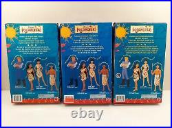 Rare Vtg 1995 Disney's POCAHONTAS SUN COLORS KOCOUM & NAKOMA Set of 3 Dolls NIB