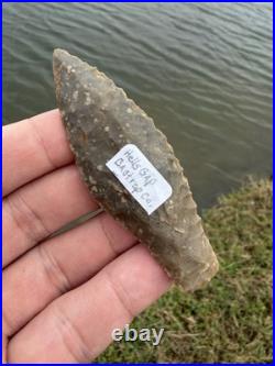 Rare Well Made Native American Early Paleo Hells Gap Point Arrowhead Texas