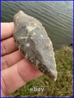 Rare Well Made Native American Early Paleo Hells Gap Point Arrowhead Texas