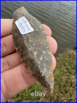 Rare Well Made Native American Early Paleo Hells Gap Point Arrowhead Texas