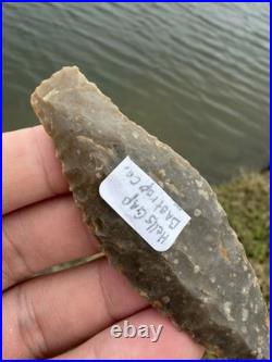 Rare Well Made Native American Early Paleo Hells Gap Point Arrowhead Texas