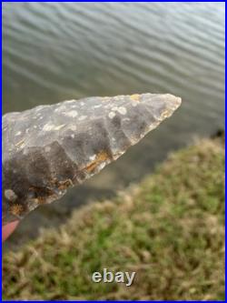 Rare Well Made Native American Early Paleo Hells Gap Point Arrowhead Texas