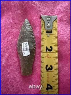 Rare Well Made Native American Early Paleo Hells Gap Point Arrowhead Texas