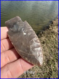 Rare Well Made Native American Paleo Scottsbluff Arrowhead Point