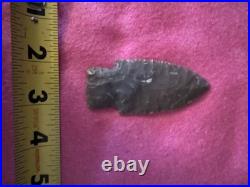 Rare Well Made Native American Paleo Scottsbluff Arrowhead Point