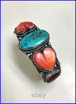 SALEExtremely Rare, Native American Kirk Smith Heart Cuff Bracelet