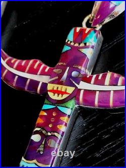 STELLAR Native American Totem Pole SET Earrings & Pendant RARE First Nations