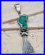 STUNNING-VINTAGE-NATIVE-AMERICAN-Sterling-Turquoise-Pendant-RARE-LARGE-ROYSTON-01-tbiq