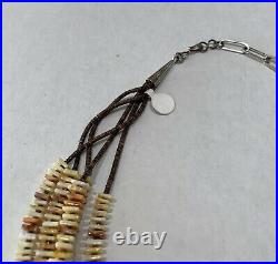 Santo Domingo Rare Yellow Spiny Oyster 5 stand Necklace