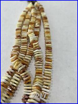 Santo Domingo Rare Yellow Spiny Oyster 5 stand Necklace