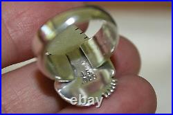 Signed Navajo Sterling Silver Rare Royston Turquoise Ring