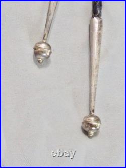 Signed Roger Apachito Navajo Rare! Spider Web Turquoise Sterling Silver Bolo