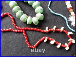 Six(6) Rare! Native American Old Pawn Necklaces, Great Grouping, Sd-052508879