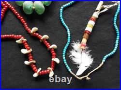 Six(6) Rare! Native American Old Pawn Necklaces, Great Grouping, Sd-052508879