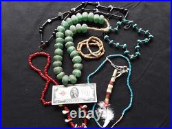Six(6) Rare! Native American Old Pawn Necklaces, Great Grouping, Sd-052508879