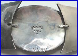 Statement RARE 14K/925 Lakota MICHAEL LITTLE ELK Belt/12 BUCKLE Native American